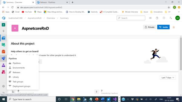 Learning Azure Devops - Build And Release Pipeline